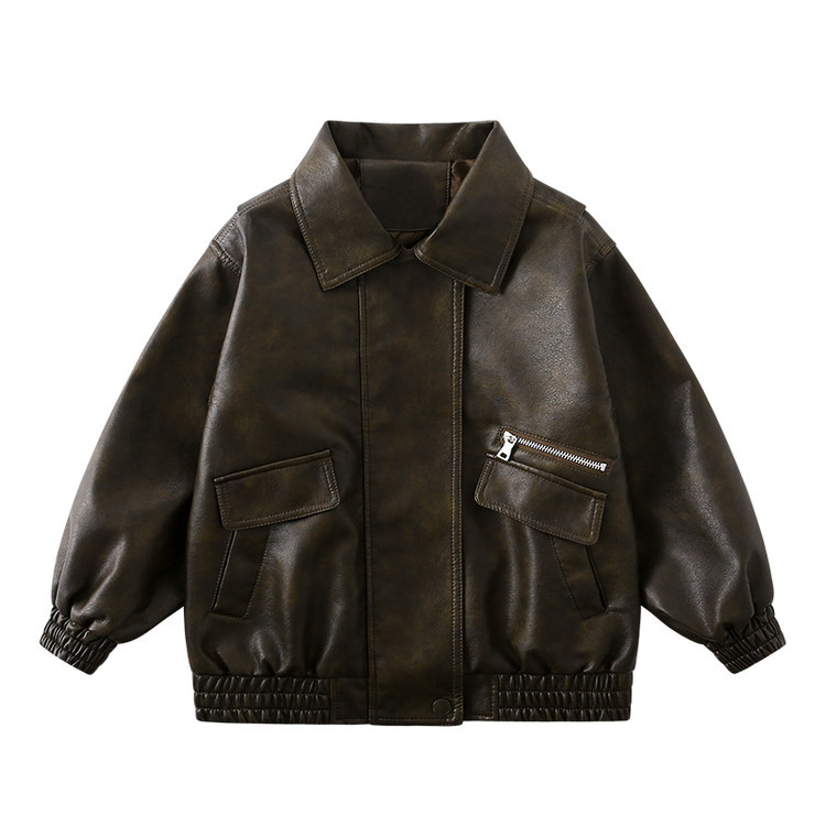 男の子ダークグリーン防水防風コート 2-12Y 子供ブラック - Streetwear Brand Designer のレビューと価格