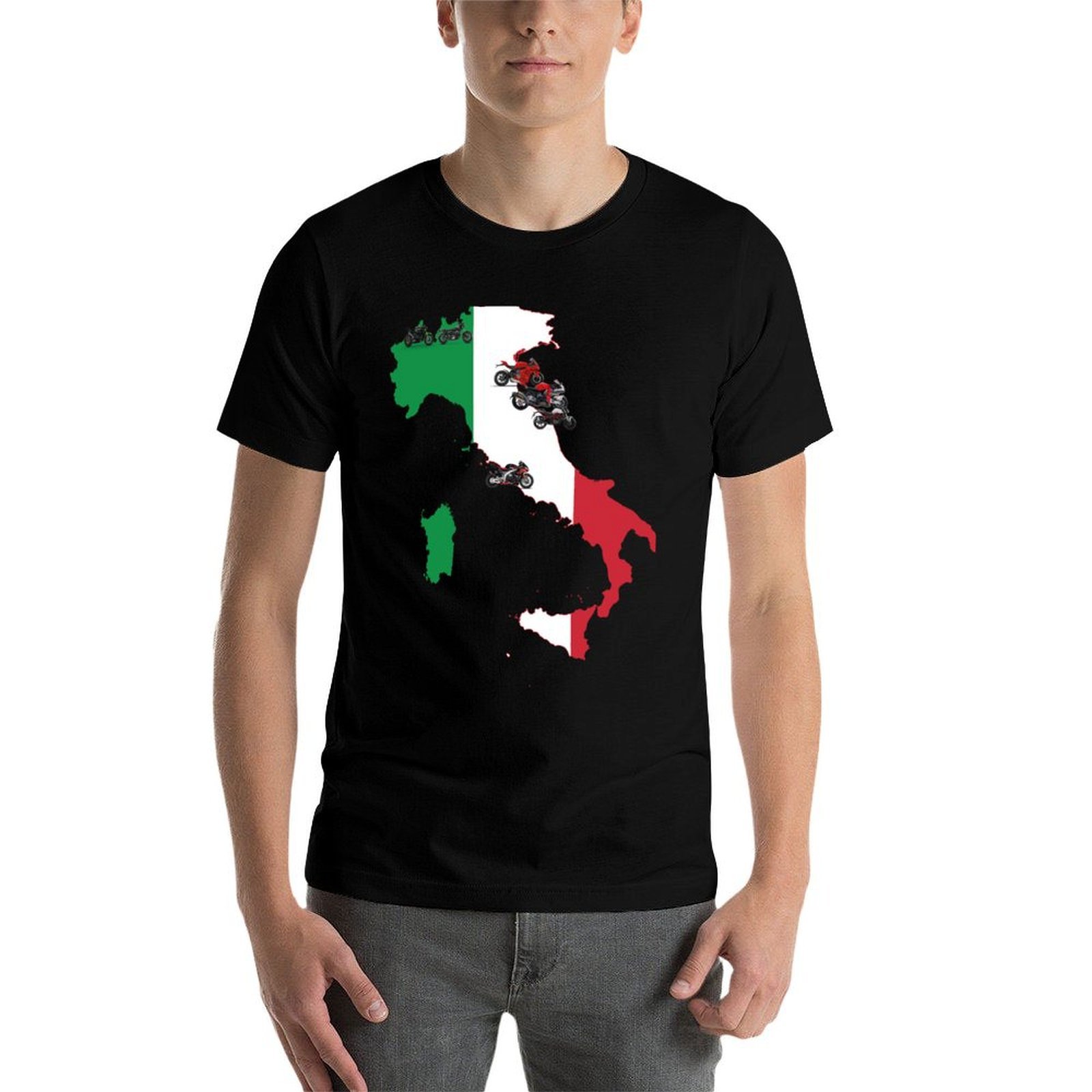 イタリアの地図に描かれたイタリアのバイクブランドをモチーフに - Streetwear Brand Italy のレビューと価格