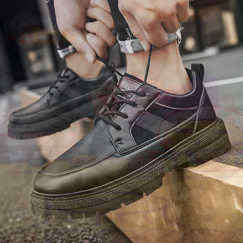ダーク天然皮革ファッショントレーナーテニスメンズスニーカーフ - Streetwear Brand Shoes のレビューと価格