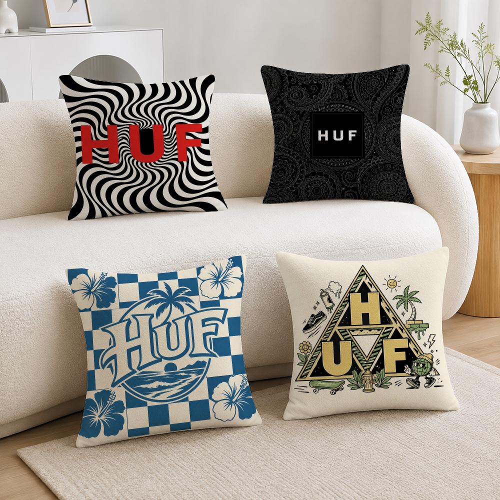 ストリートウェアブランドHUFクッションカバー、柔らかいプラ - Streetwear Brand Home Decor のレビューと価格