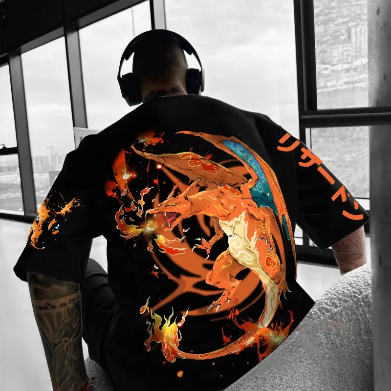 ポケモン共同ブランドプリントTシャツ2025夏新作メンズスト - Streetwear Brand Shoes のレビューと価格