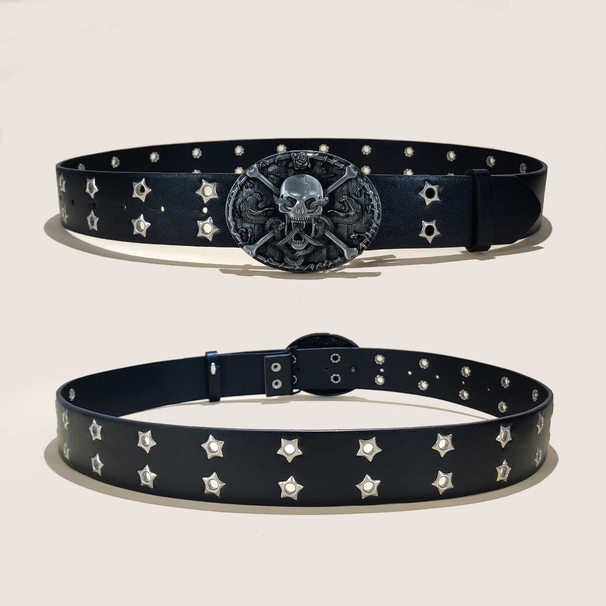 ゴシックメンズベルトハイエンド高級ブランドレザー女性のワイド - Streetwear Brand Belts のレビューと価格