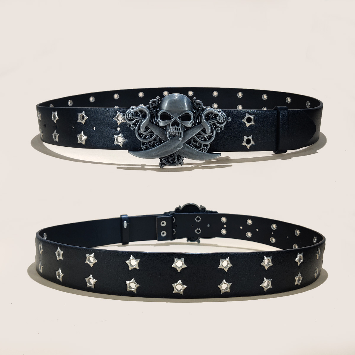 ゴシックメンズベルトハイエンド高級ブランドレザー女性のワイド - Streetwear Brand Belts のレビューと価格